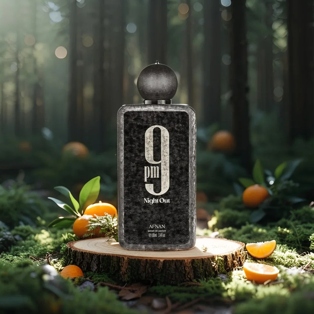 Afnan 9 PM Night Out Extrait de Parfum – Unisex Fragrance, 3.4 oz