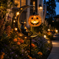Solar Pumpkin Moon Garden Stake Light - image 4