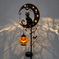 Solar Pumpkin Moon Garden Stake Light - image 5