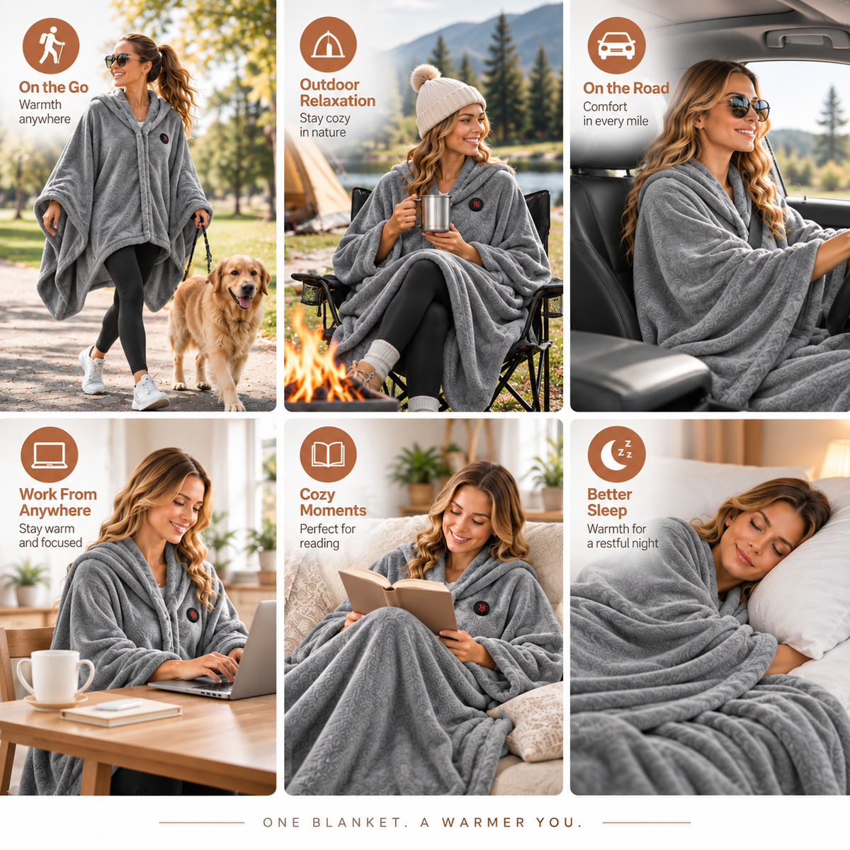 CozyHeat Wrap Blanket