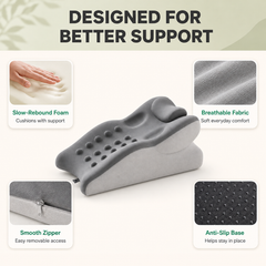 Multi-Position Wedge Pillow for Back, Lumbar & Leg Support