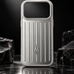 Luxury Silver Aluminum Case for iPhone 17 Pro – RIMOWA Style Phone Cover