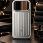 Luxury Silver Aluminum Case for iPhone 17 Pro – RIMOWA Style Phone Cover