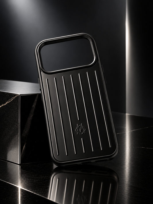 Luxury Black Aluminum Case for iPhone 17 Pro – Premium Phone Cover