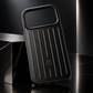 RIMOWA iPhone 17 Pro Case – Black Aluminum Luxury Protective Cover