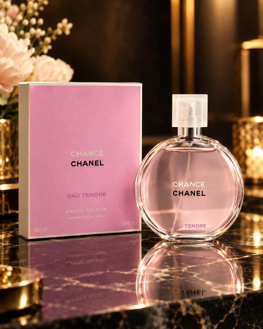 CHANEL Chance Eau Tendre EDT 3.4 oz 100 ml Women’s Fragrance New Sealed
