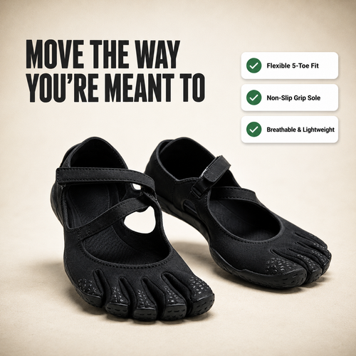 Women's 5-Toe Barefoot Shoes – Yoga & Gym Trainers