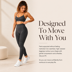 High-Waisted Seamless Leggings | Yoga & Fitness Workout Tights