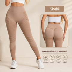 High-Waisted Seamless Leggings | Yoga & Fitness Workout Tights