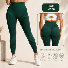 High-Waisted Seamless Leggings | Yoga & Fitness Workout Tights