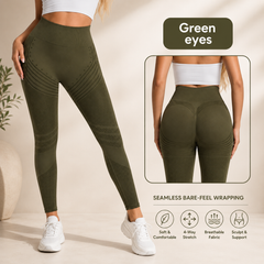 High-Waisted Seamless Leggings | Yoga & Fitness Workout Tights