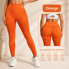 High-Waisted Seamless Leggings | Yoga & Fitness Workout Tights
