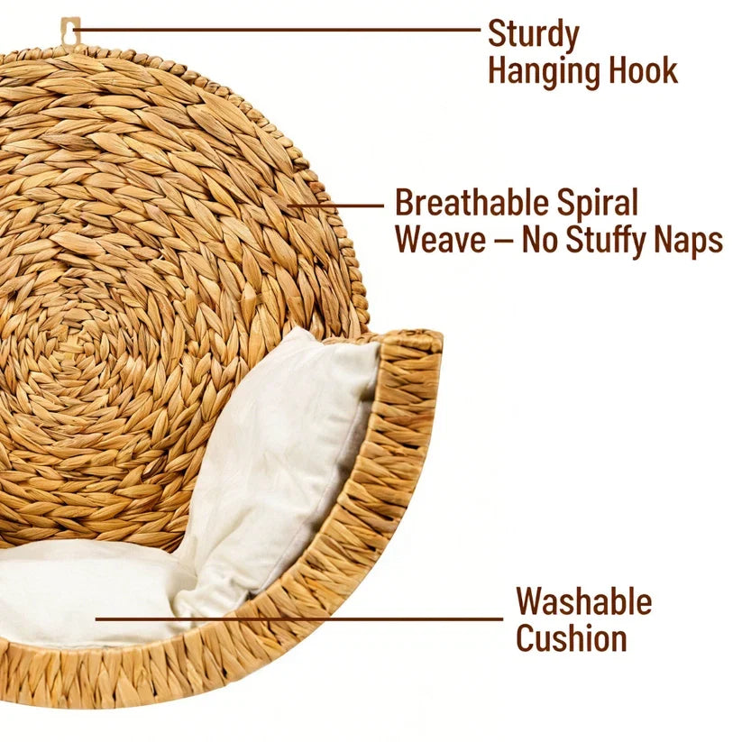 Cozy Hanging Cat Bed | Ario Bytes™