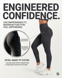 High-Waisted Seamless Leggings | Yoga & Fitness Workout Tights