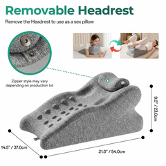 Multi-Position Wedge Pillow for Back, Lumbar & Leg Support