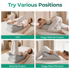 Multi-Position Wedge Pillow for Back, Lumbar & Leg Support