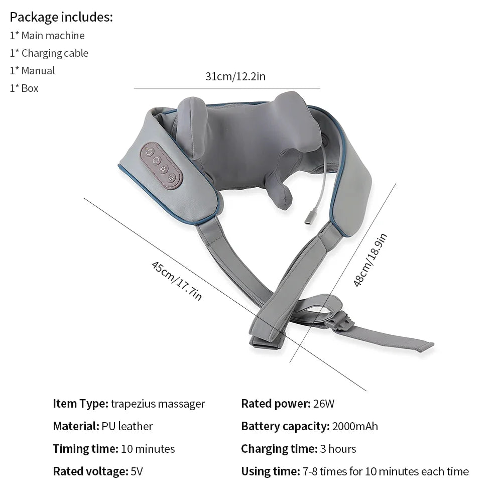 Neck & Shoulder Massager with Heat