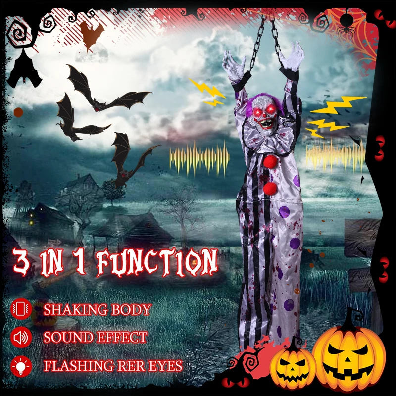 Hanging Ghost Clown - image 7