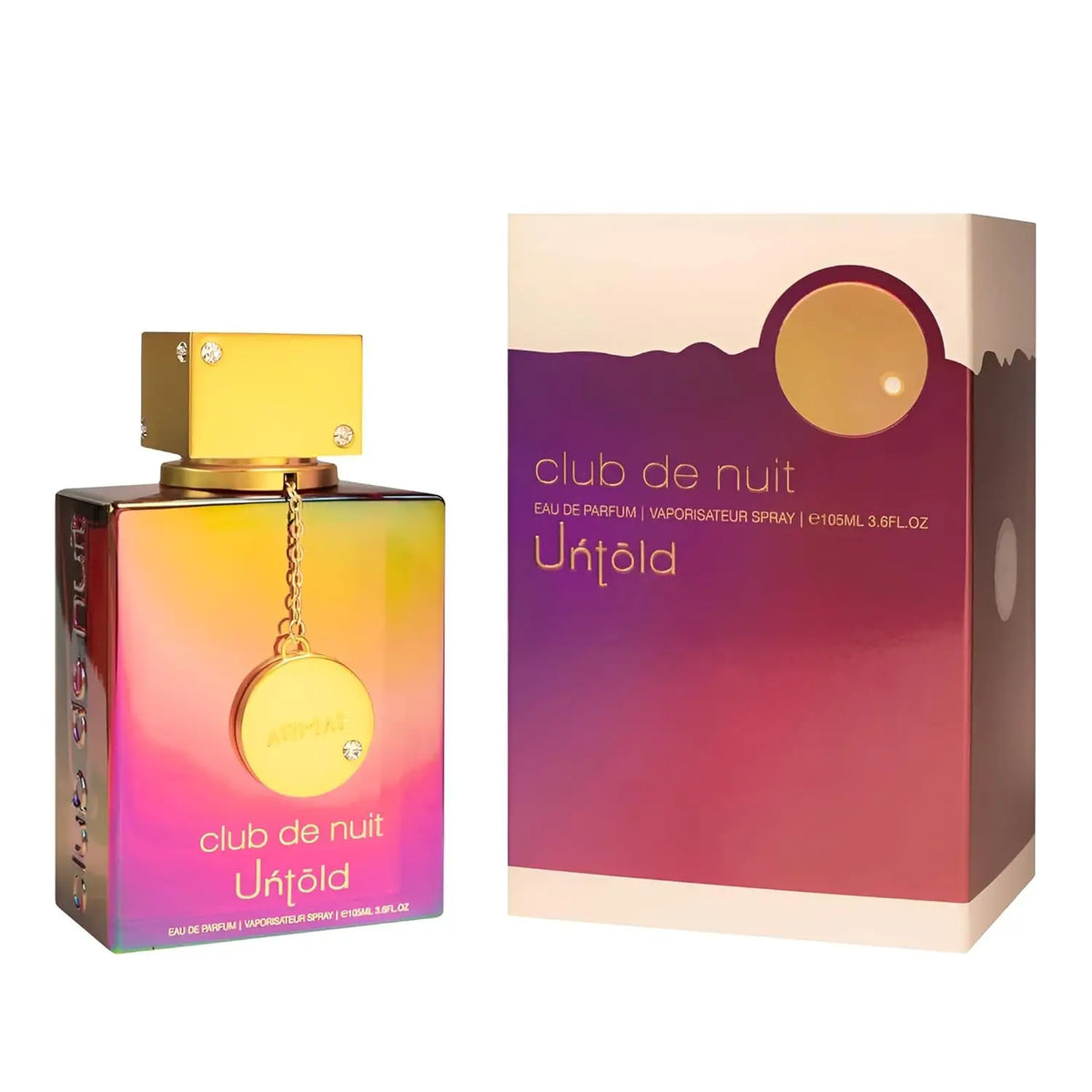 Armaf Club De Nuit Untold Eau de Parfum – Warm Amber Woody Fragrance, 105ml
