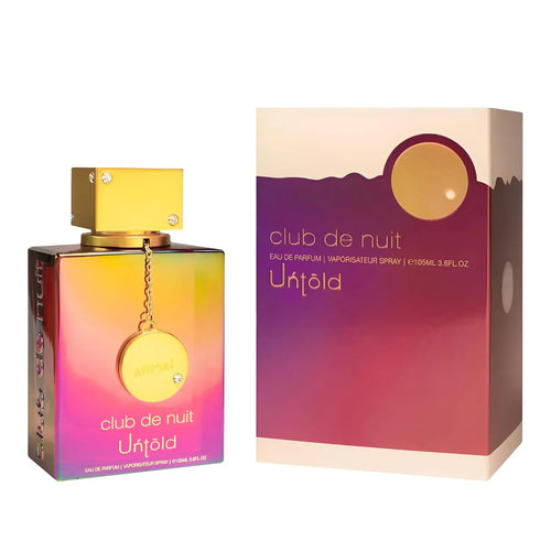 Armaf Club De Nuit Untold Eau de Parfum – Warm Amber Woody Fragrance, 105ml