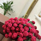 HandKnitted Crochet Flowers Bouquet Blanket