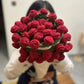 HandKnitted Crochet Flowers Bouquet Blanket