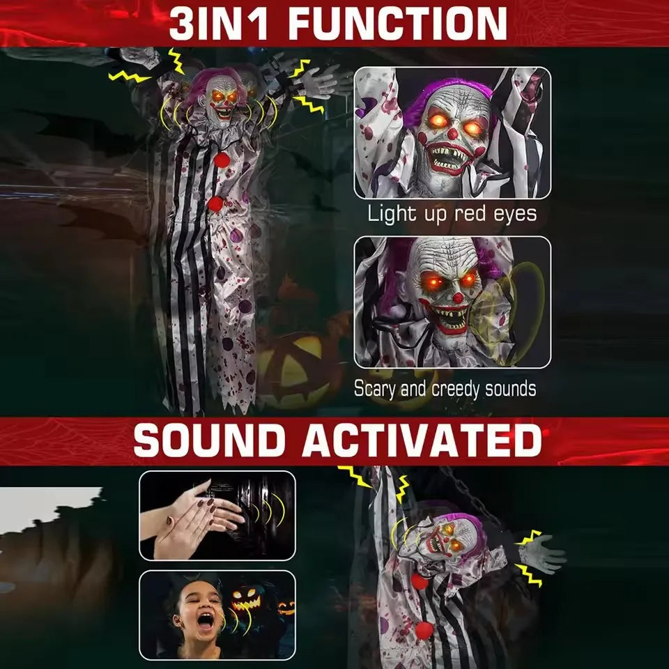 Hanging Ghost Clown - image 3