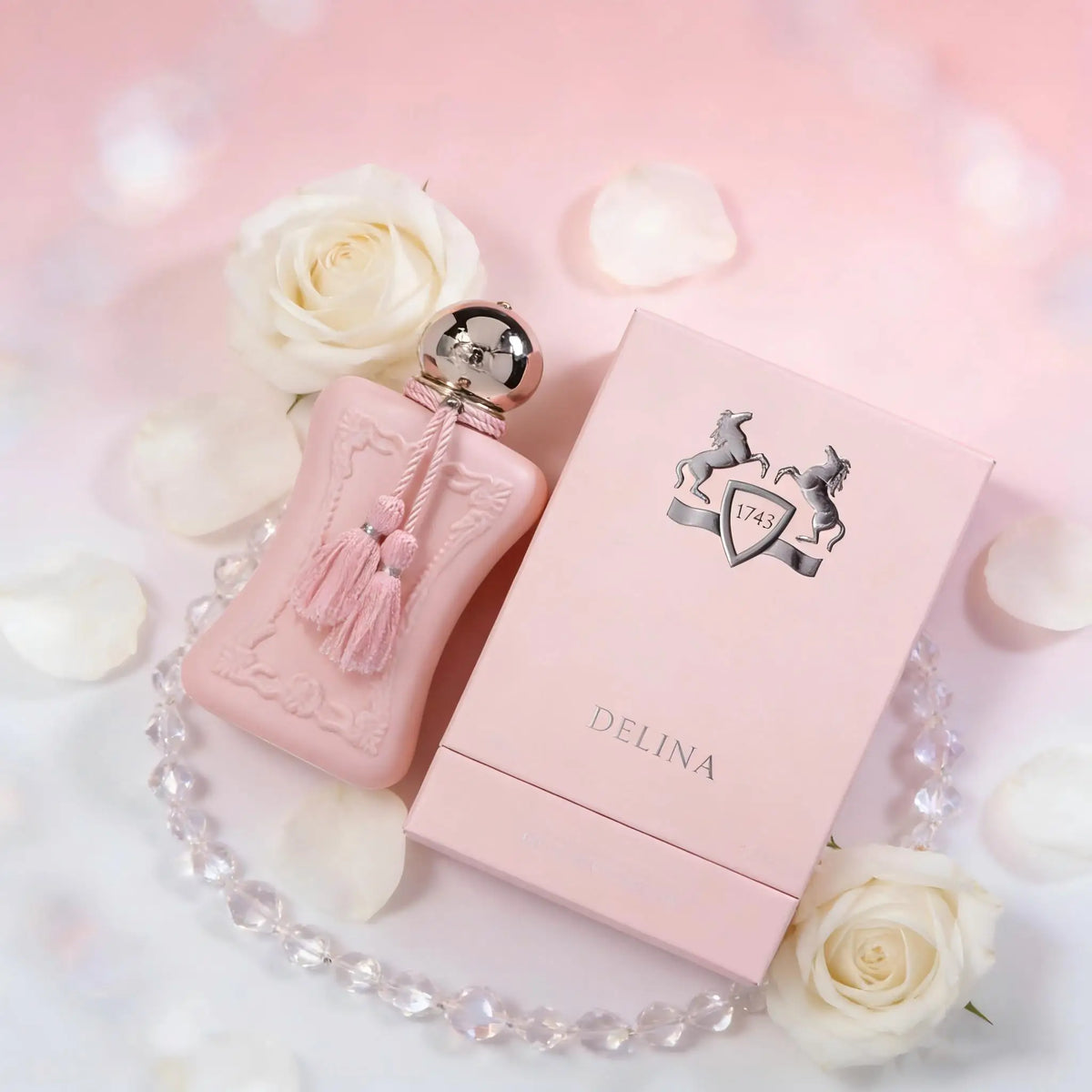 Rose Blossom Eau de Parfum – Elegant Pink Bottle, Feminine Floral Fragrance