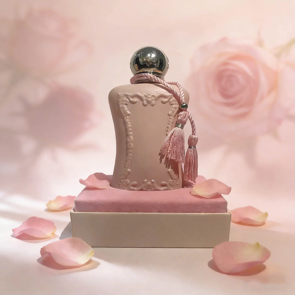 Rose Blossom Eau de Parfum – Elegant Pink Bottle, Feminine Floral Fragrance