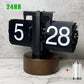 AutoFlip Modern Desk Clock