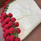 HandKnitted Crochet Flowers Bouquet Blanket