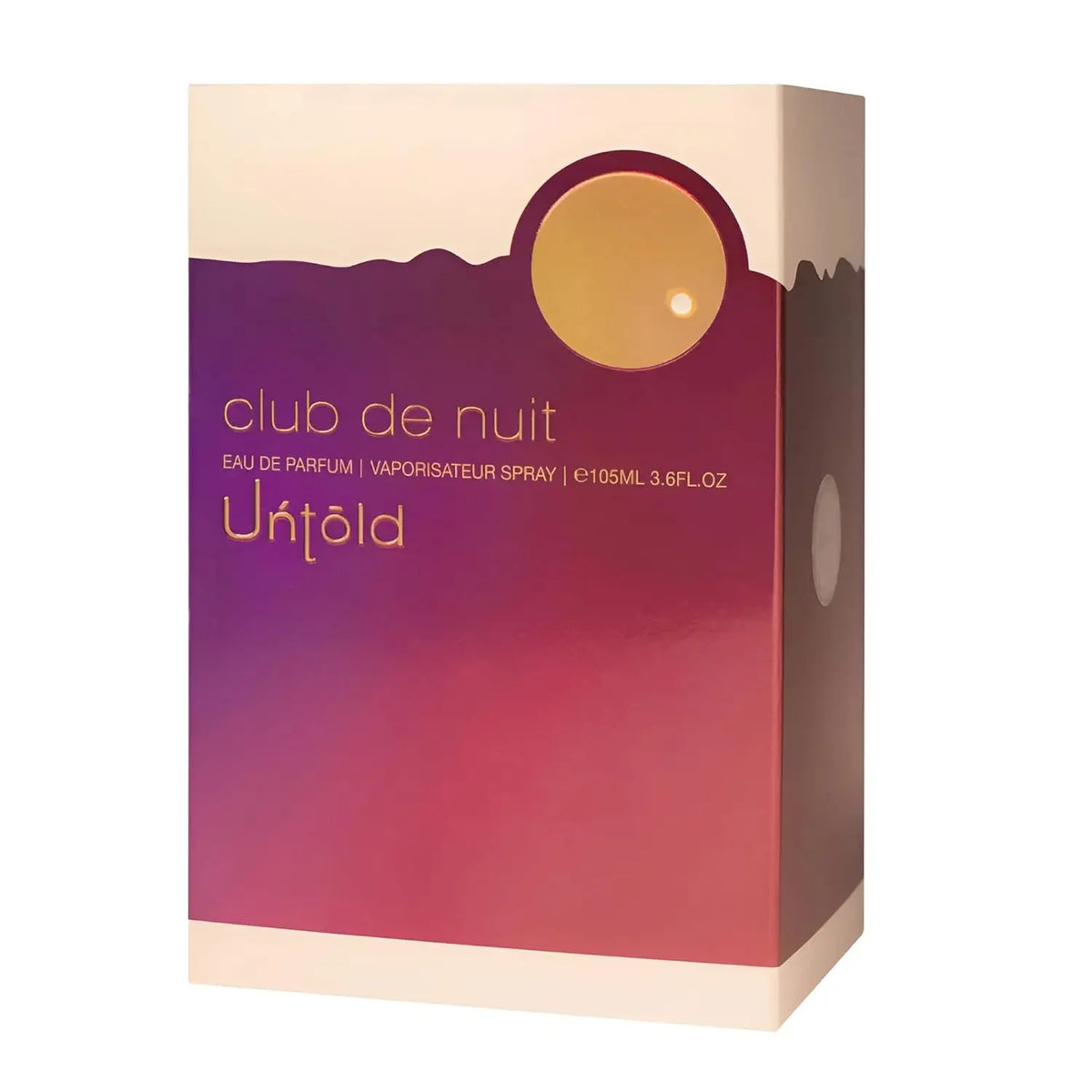 Armaf Club De Nuit Untold Eau de Parfum – Warm Amber Woody Fragrance, 105ml