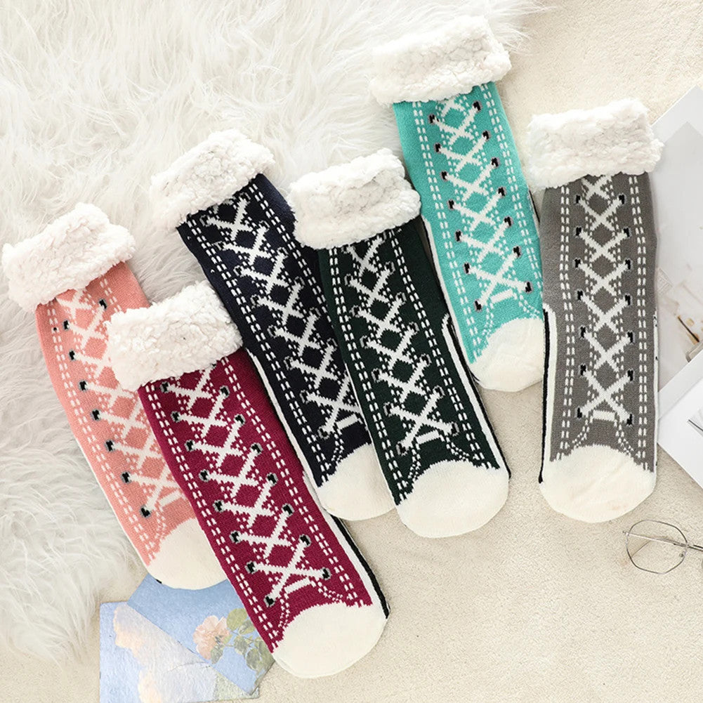 Cozy Fuzzy Slipper Socks