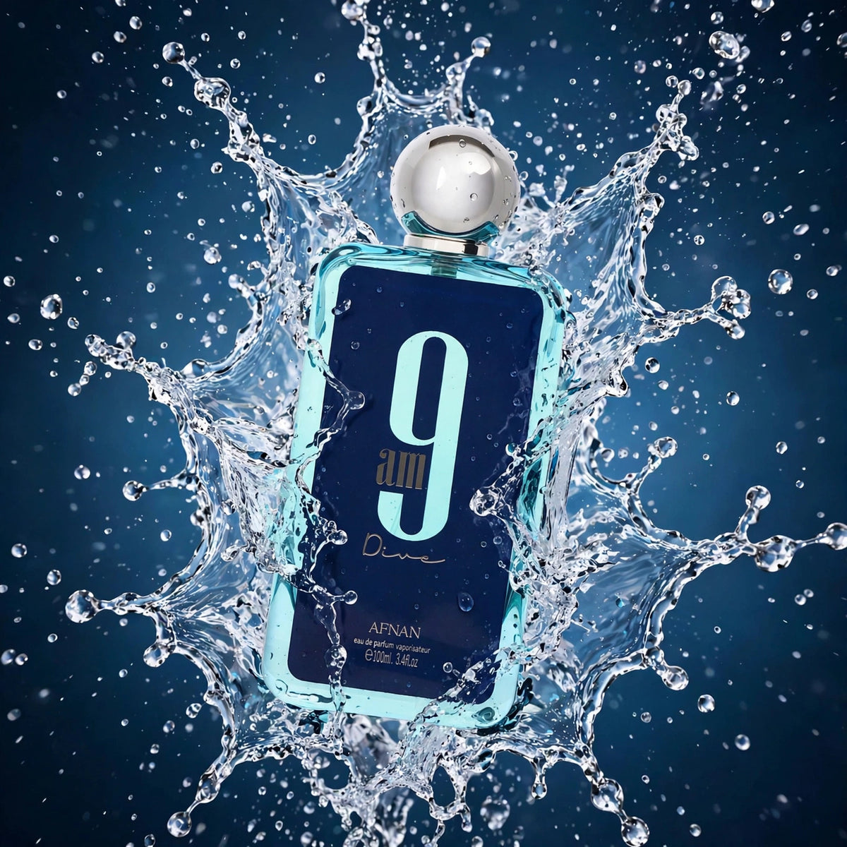 Afnan 9Am Dive Eau de Parfum Spray for Unisex – 3.4 Ounce /  - restored 1