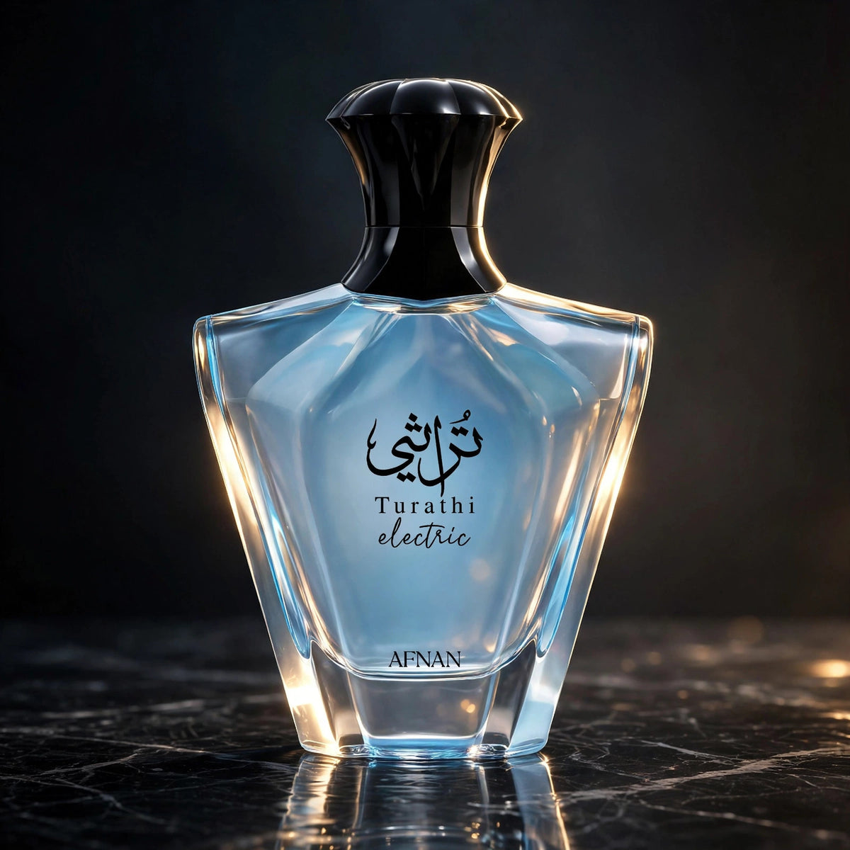 Afnan Turathi Electric Unisex Eau de Parfum, 33.04 Fl. Oz – 3.04 Ounce / 90 ml – New Sealed - view 2