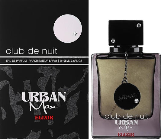 Armaf Atrmaf Club De Nuit Urban Man Elixir for Men Eau de Parfliim Spray – 3.6 Ounce / 105 ml – New  - view 1