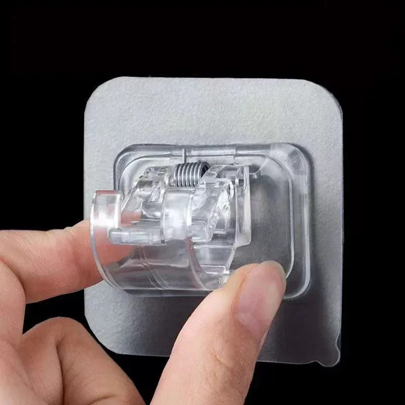 Nail-Free Curtain Clamp Rods