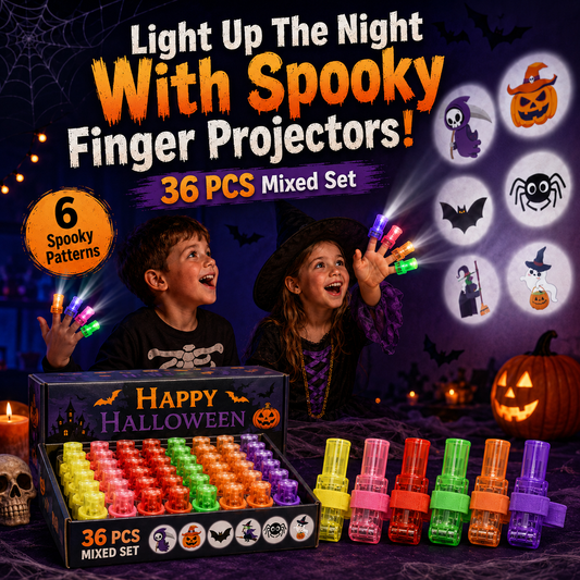 Halloween Finger Projector Lights 36 Pcs - image 1