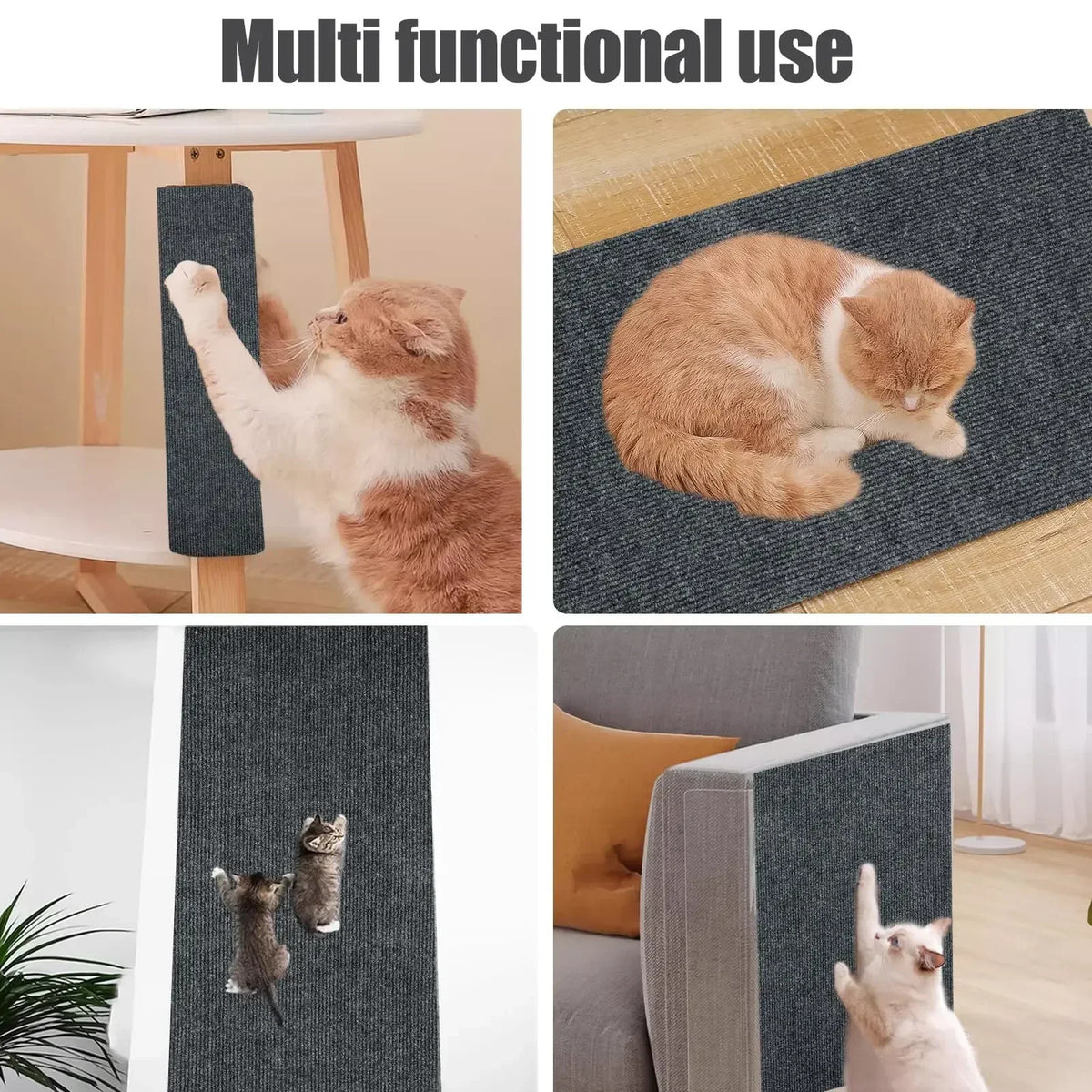 Wall Sticky Scratch & Play Mat Cat Scratcher