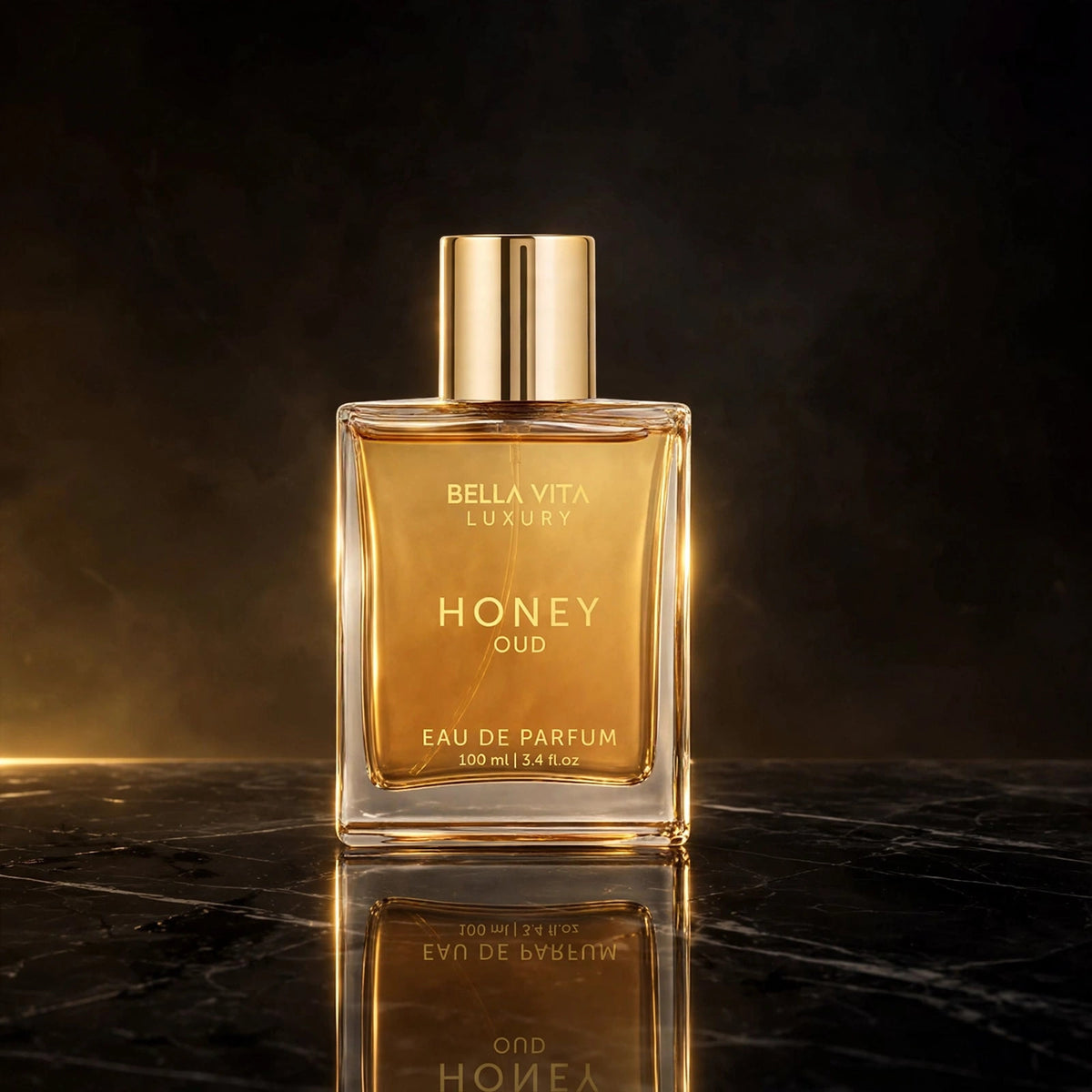 BellaVita Luxury Honey Oud Eau de Parfum Unisex Fragrance – 3.40 Ounce / 100 ml – New Sealed - view 2