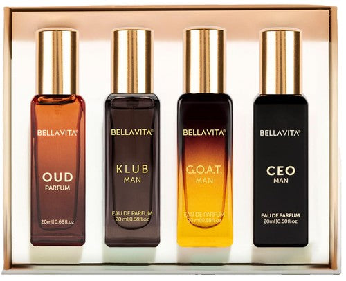 Bellavita Luxury Men's Perfume Gift Set with CEO Man, GOAT. Klub and Oud ! Perfume for Men | Lavende - view 1