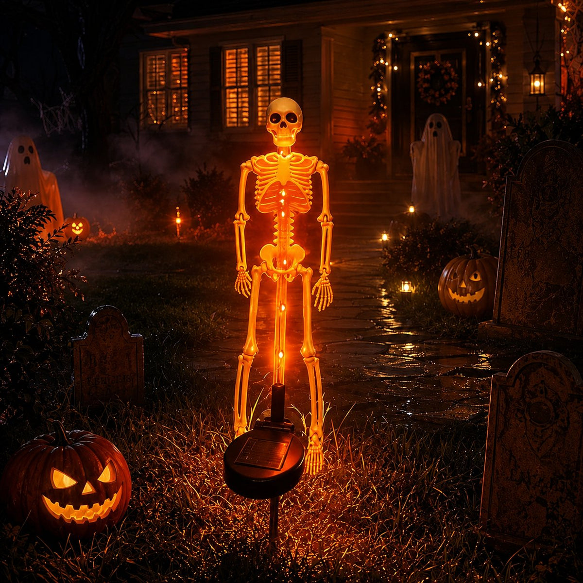 Solar Skeleton Yard Stake Light - image 8