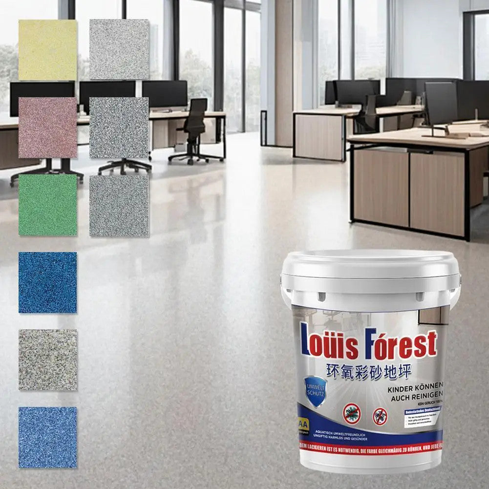 High-Gloss Marble Effect Epoxy Floor Coating