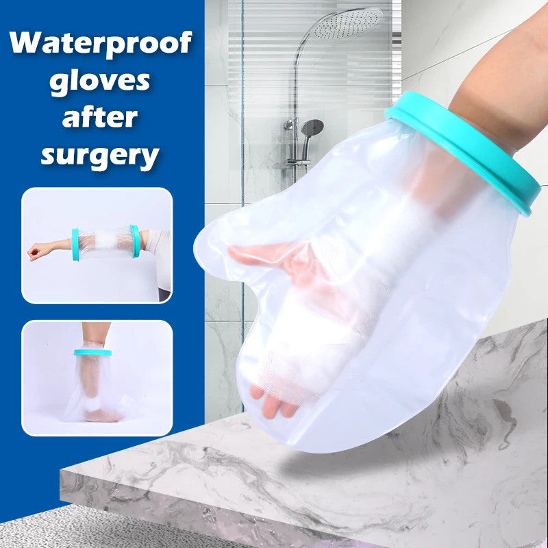 Waterproof Cast & Wound Protector – Blue Shower Cover
