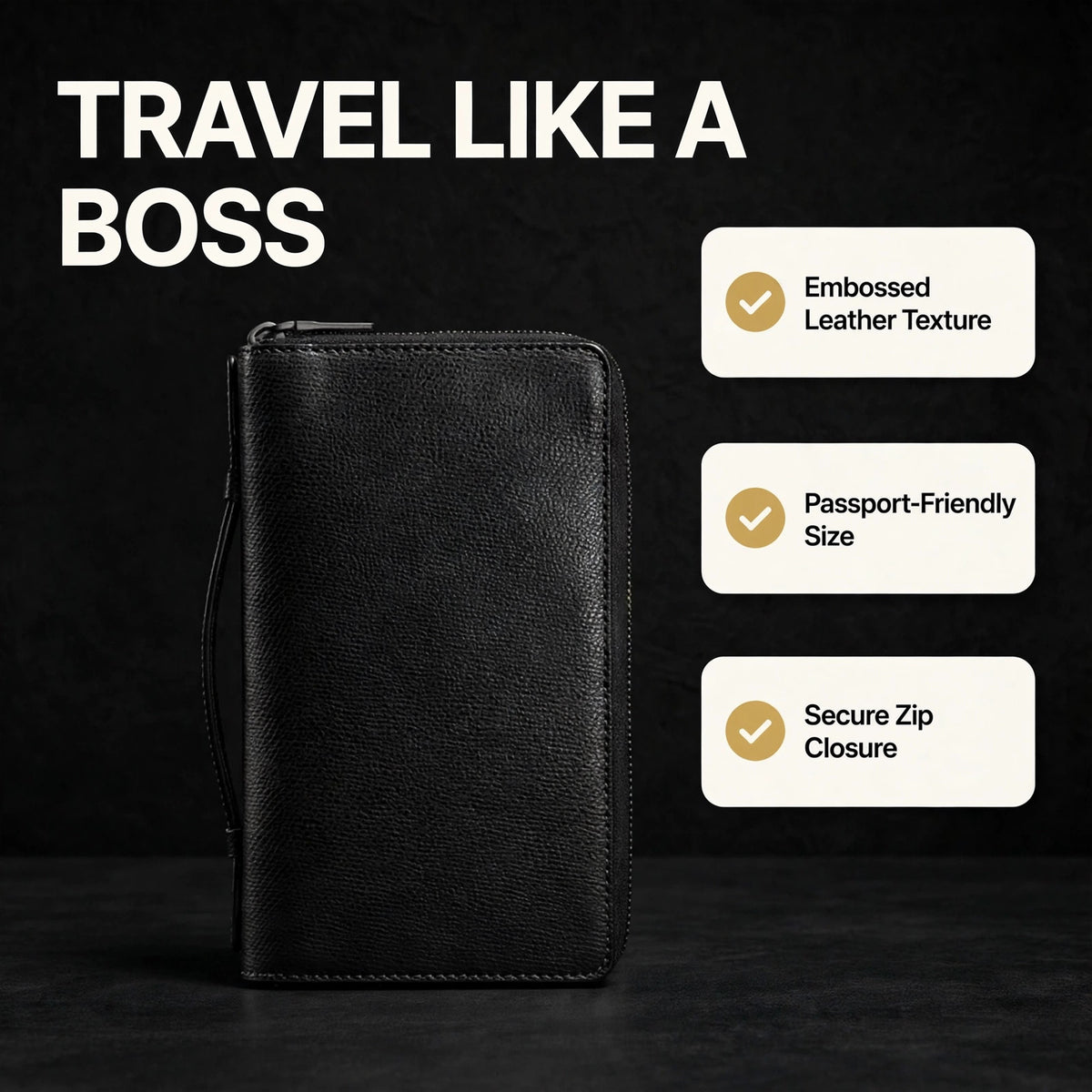 Coach Men's Travel Organizer Embossed - image 1