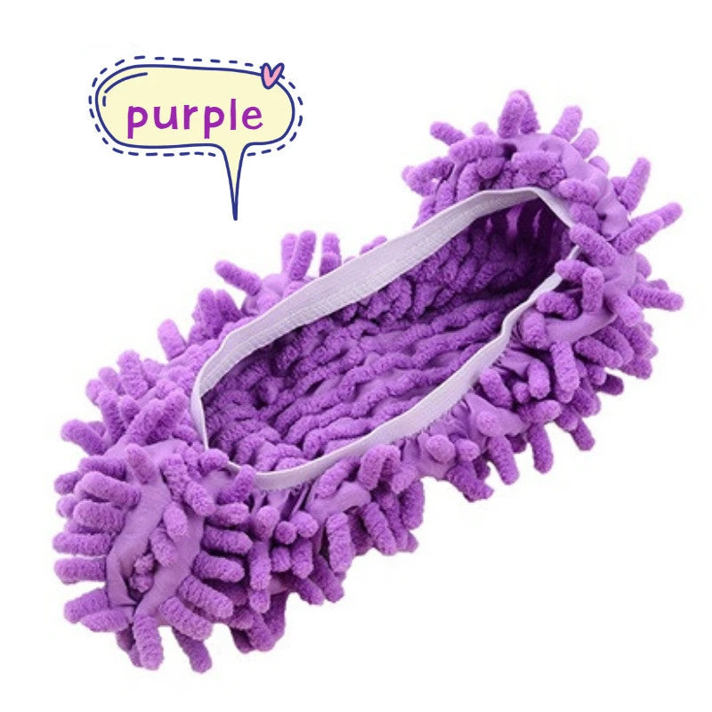 2pcs Multifunction Floor Dust Cleaning Slippers