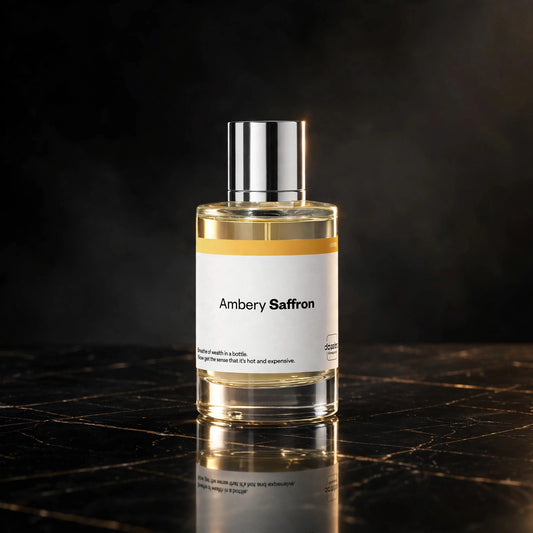 Dossier - Ambery Saffron Eau de Parfum - Inspired by Baccarat Rouge 540 - Veagn Unisex Perfume Spray - view 2