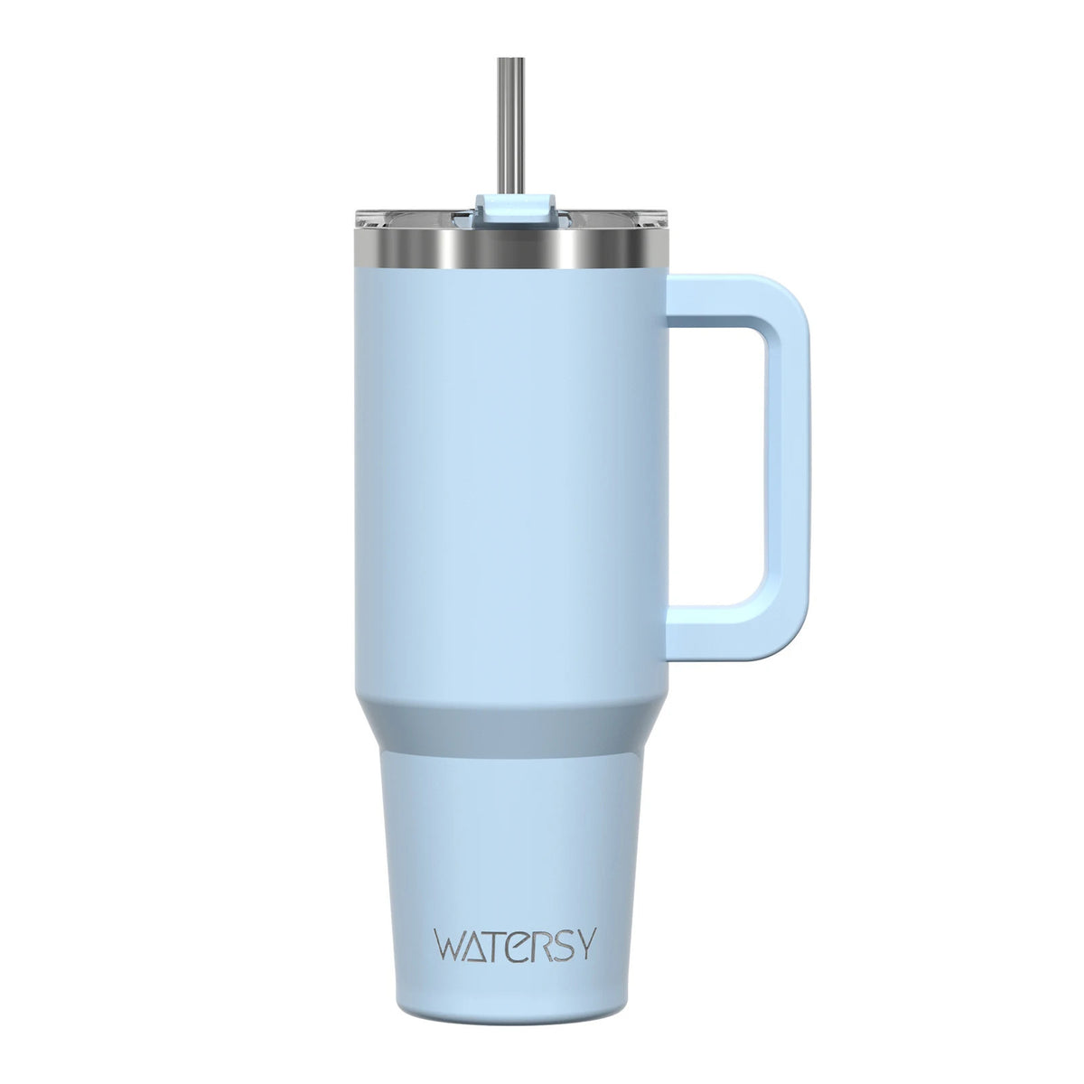 Glass with lid and straw