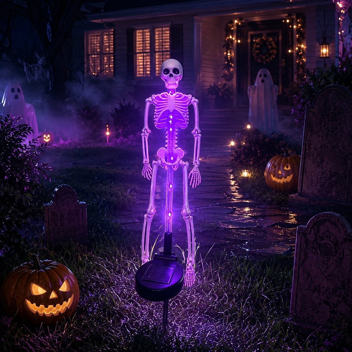 Solar Skeleton Yard Stake Light - image 7