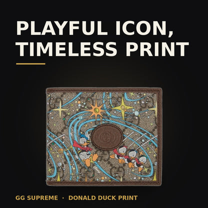 Gucci GG Supreme Donald Duck Folding Wallet - hero